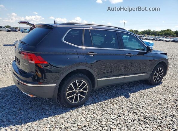 3VV2B7AX7MM122141 2021 VOLKSWAGEN TIGUAN Черный Задняя правая четверть