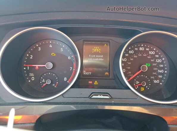 3VV2B7AX7MM122141 2021 VOLKSWAGEN TIGUAN Черный Вид щитка приборов
