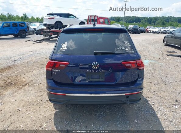 3VV2B7AX7NM124974 2022 VOLKSWAGEN TIGUAN Blue 