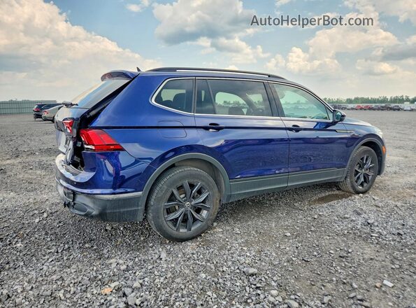 3VV2B7AX7RM122356 2024 VOLKSWAGEN TIGUAN Blue Задня права чверть