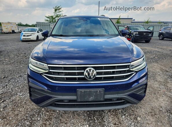 3VV2B7AX7RM122356 2024 VOLKSWAGEN TIGUAN Blue Вид спереду