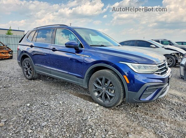 3VV2B7AX7RM122356 2024 VOLKSWAGEN TIGUAN Blue Передня права чверть