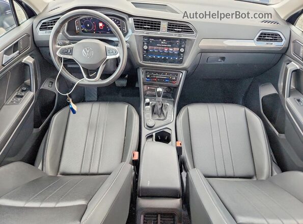 3VV2B7AX7RM122356 2024 VOLKSWAGEN TIGUAN Blue Вид панелі приладів