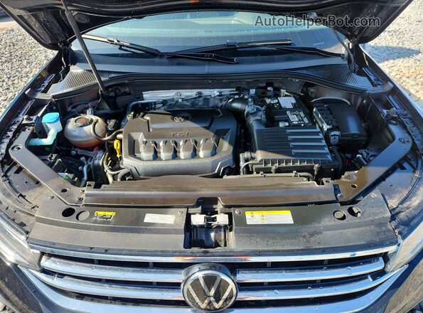 3VV2B7AX7RM122566 2024 VOLKSWAGEN TIGUAN Black Vista del compartimento del motor