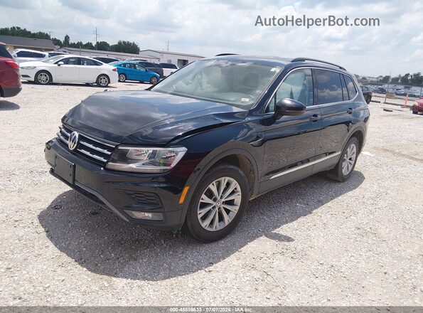 3VV2B7AX8JM000772 2018 VOLKSWAGEN TIGUAN Black წინა მარცხენა ხედი სამი მეოთხედიდან