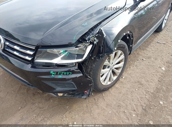 3VV2B7AX8JM024098 2018 VOLKSWAGEN TIGUAN Черный Вид спереди