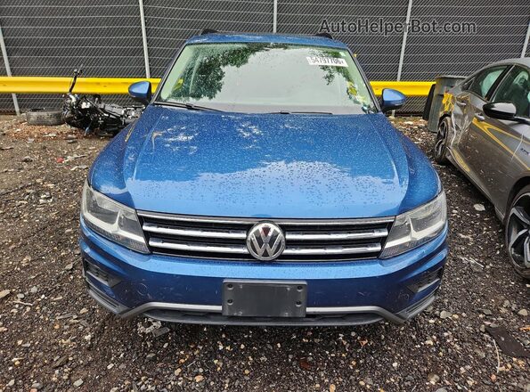3VV2B7AX8JM178150 2018 VOLKSWAGEN TIGUAN Blue წინა ხედი