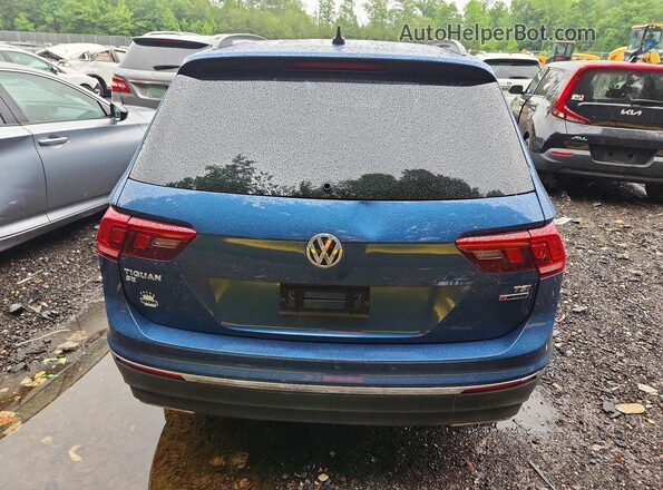 3VV2B7AX8JM178150 2018 VOLKSWAGEN TIGUAN Blue უკანა ხედი