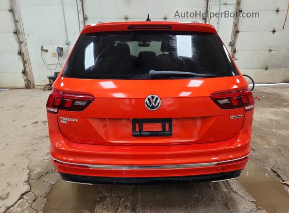 3VV2B7AX8KM020960 2019 VOLKSWAGEN TIGUAN Orange Հետևի տեսք