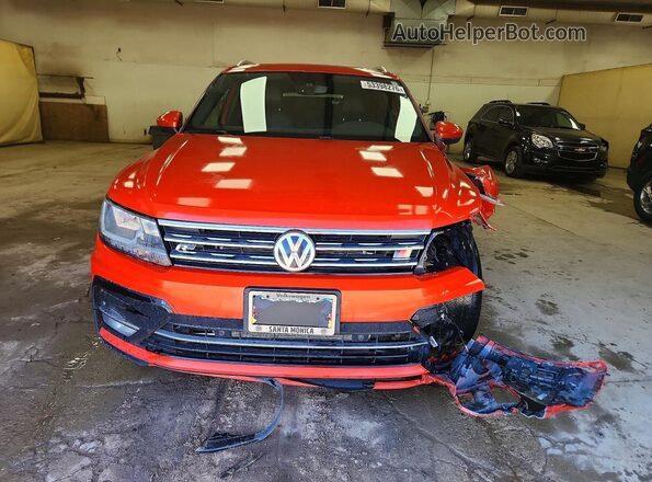 3VV2B7AX8KM020960 2019 VOLKSWAGEN TIGUAN Orange Դիմացի տեսք