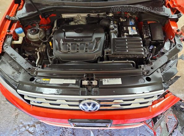 3VV2B7AX8KM020960 2019 VOLKSWAGEN TIGUAN Orange Շարժիչի բաժամունքի տեսք
