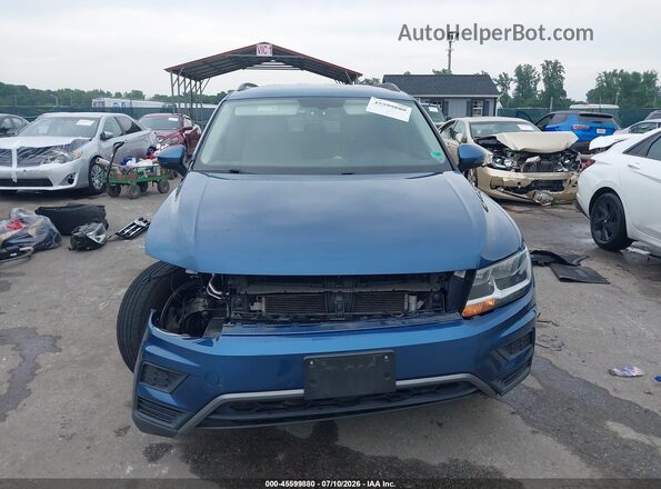 3VV2B7AX8KM138166 2019 VOLKSWAGEN TIGUAN Blue უკანა სალონის ხედი