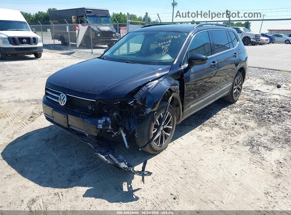3VV2B7AX8LM053703 2020 VOLKSWAGEN TIGUAN Black Առջևի ձախ երեք քառորդ տեսարան