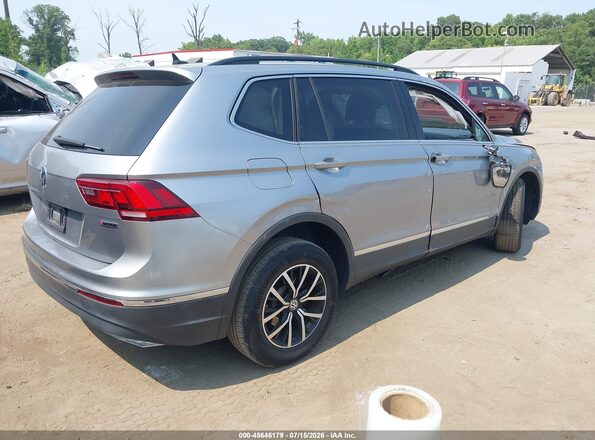 3VV2B7AX8MM008780 2021 VOLKSWAGEN TIGUAN Серебряный Задняя правая четверть