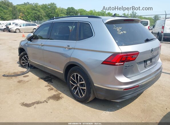 3VV2B7AX8MM008780 2021 VOLKSWAGEN TIGUAN Серебряный Задняя левая четверть