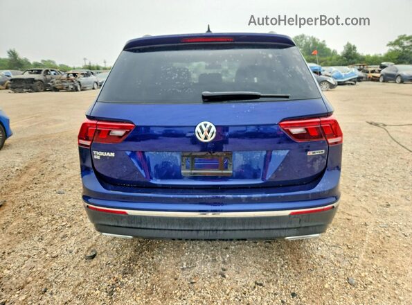 3VV2B7AX8MM078067 2021 VOLKSWAGEN TIGUAN Blue Widok z tyłu