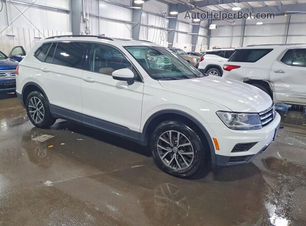 3VV2B7AX9KM188817 2019 VOLKSWAGEN TIGUAN White Przód prawy