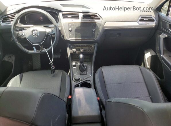 3VV2B7AX9LM080571 2020 VOLKSWAGEN TIGUAN Blue Dashboard view