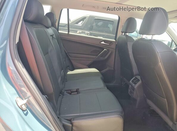 3VV2B7AX9LM080571 2020 VOLKSWAGEN TIGUAN Blue Rear seats view
