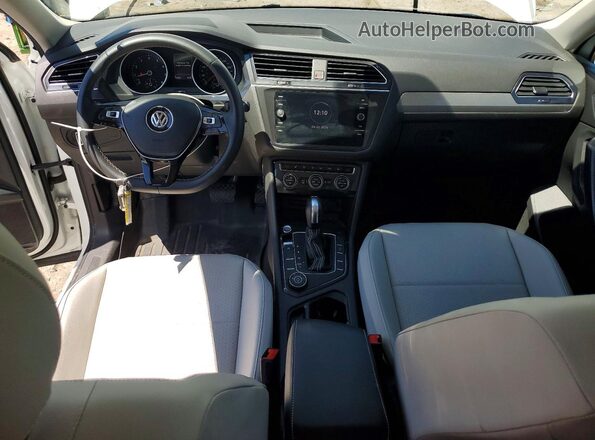 3VV2B7AX9MM020999 2021 VOLKSWAGEN TIGUAN White Вид панелі приладів