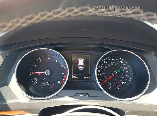 3VV2B7AX9MM020999 2021 VOLKSWAGEN TIGUAN White Вид щитка приладів