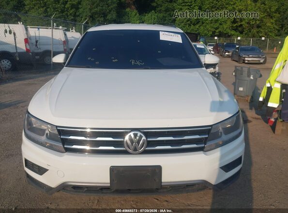 3VV2B7AX9MM075582 2021 VOLKSWAGEN TIGUAN White ხელსაწყოთა პანელის ხედი