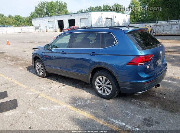 3VV2B7AXXKM038800 2019 VOLKSWAGEN TIGUAN Blue Trasero izquierdo