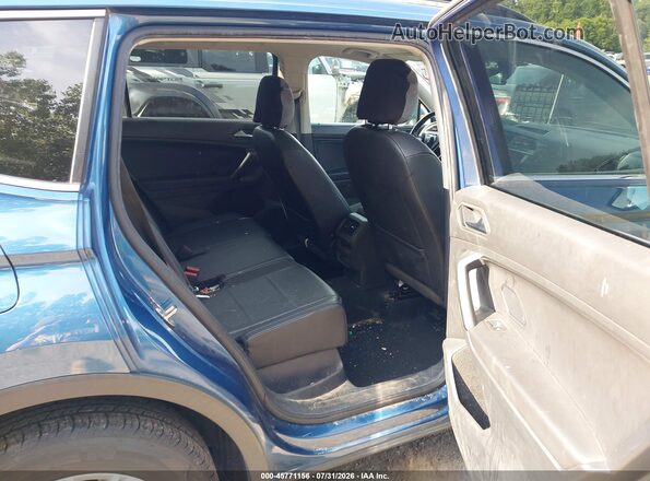 3VV2B7AXXKM038800 2019 VOLKSWAGEN TIGUAN Blue Vista de la etiqueta del VIN