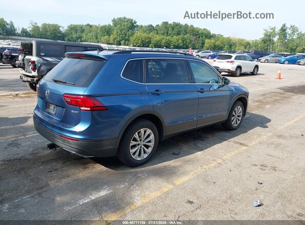 3VV2B7AXXKM038800 2019 VOLKSWAGEN TIGUAN Blue Trasero derecho