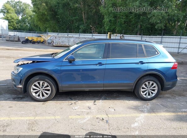 3VV2B7AXXKM038800 2019 VOLKSWAGEN TIGUAN Blue Vista interior de 360 grados
