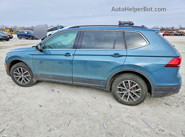 3VV2B7AXXKM196330 2019 VOLKSWAGEN TIGUAN Teal უკანა მარცხენა