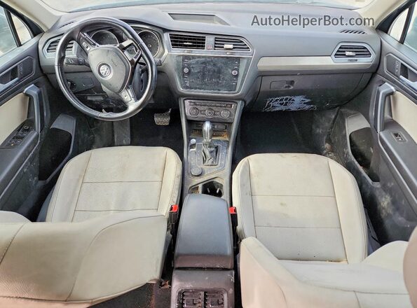 3VV2B7AXXKM196330 2019 VOLKSWAGEN TIGUAN Teal წინა პანელის ხედი