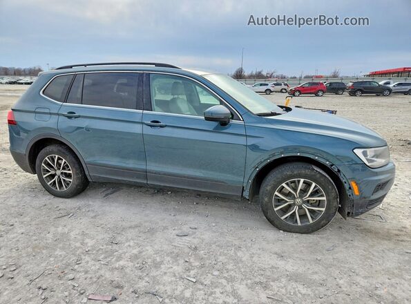 3VV2B7AXXKM196330 2019 VOLKSWAGEN TIGUAN Teal წინა მარჯვენა