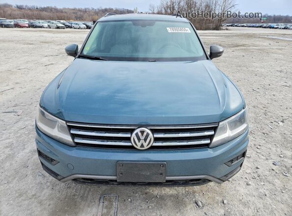 3VV2B7AXXKM196330 2019 VOLKSWAGEN TIGUAN Teal წინა ხედი