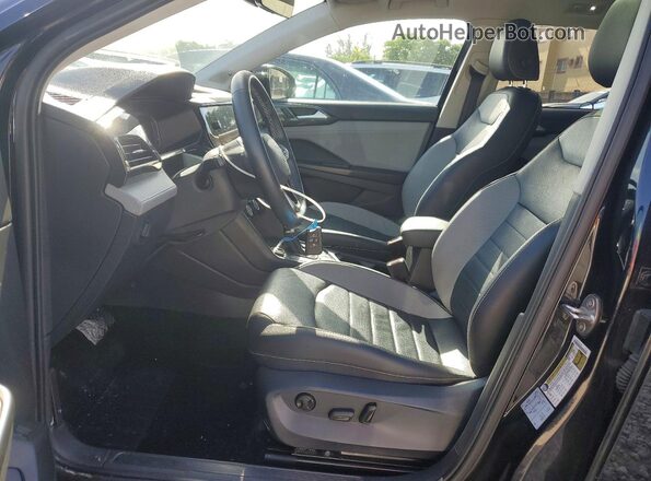 3VV2X7B20NM033808 2022 VOLKSWAGEN TAOS Black Front interior view