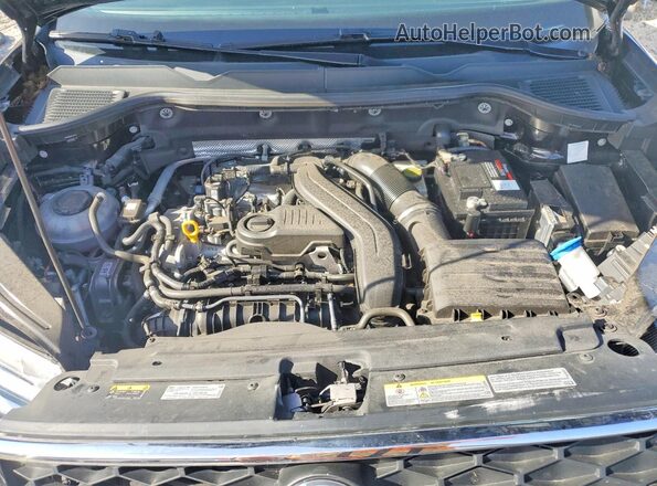 3VV2X7B20NM033808 2022 VOLKSWAGEN TAOS Black Rear interior view