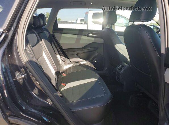 3VV2X7B20NM033808 2022 VOLKSWAGEN TAOS Black Rear seats view