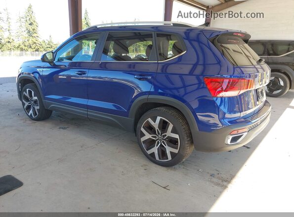 3VV2X7B20PM332508 2023 VOLKSWAGEN TAOS Blue Trasero izquierdo
