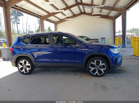 3VV2X7B20PM332508 2023 VOLKSWAGEN TAOS Blue Vista interior trasera