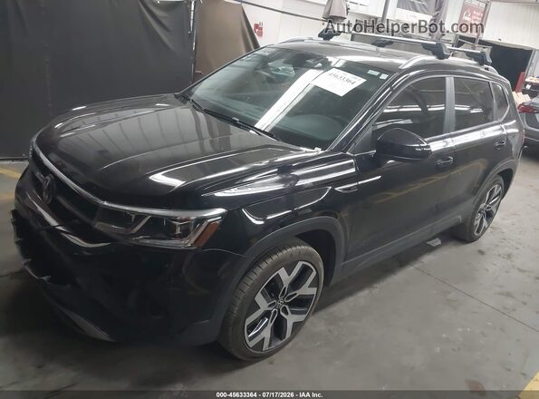 3VV2X7B28NM090600 2022 VOLKSWAGEN TAOS Black წინა მარცხენა ხედი სამი მეოთხედიდან