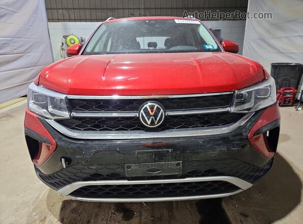 3VV2X7B29NM027621 2022 VOLKSWAGEN TAOS Red Vista frontal