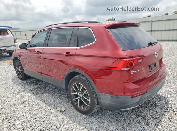 3VV3B7AX0KM073446 2019 VOLKSWAGEN TIGUAN Red Հետևի ձախ
