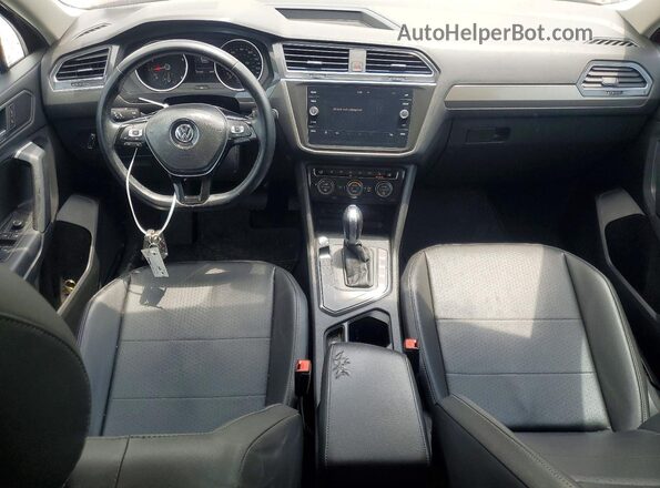 3VV3B7AX0KM073446 2019 VOLKSWAGEN TIGUAN Red Առջևի վահանակի տեսք