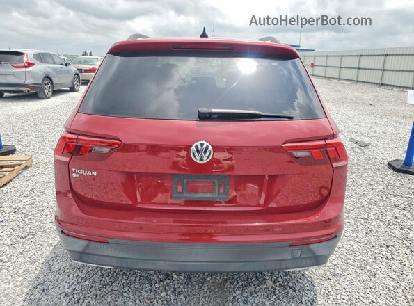 3VV3B7AX0KM073446 2019 VOLKSWAGEN TIGUAN Red Հետևի տեսք