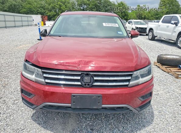 3VV3B7AX0KM073446 2019 VOLKSWAGEN TIGUAN Red Դիմացի տեսք