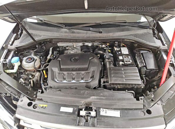 3VV3B7AX0KM156567 2019 VOLKSWAGEN TIGUAN Gray Vista del compartimento del motor
