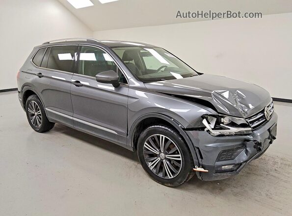 3VV3B7AX0KM156567 2019 VOLKSWAGEN TIGUAN Gray Delantero derecho