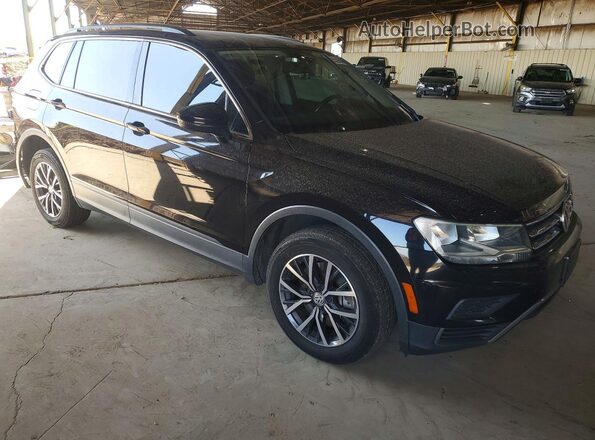 3VV3B7AX0KM158075 2019 VOLKSWAGEN TIGUAN Black Передня права чверть
