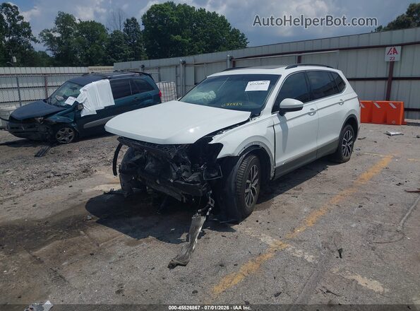 3VV3B7AX0MM051434 2021 VOLKSWAGEN TIGUAN White წინა მარცხენა ხედი სამი მეოთხედიდან