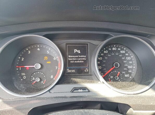 3VV3B7AX0MM094008 2021 VOLKSWAGEN TIGUAN Black Вид щитка приладів